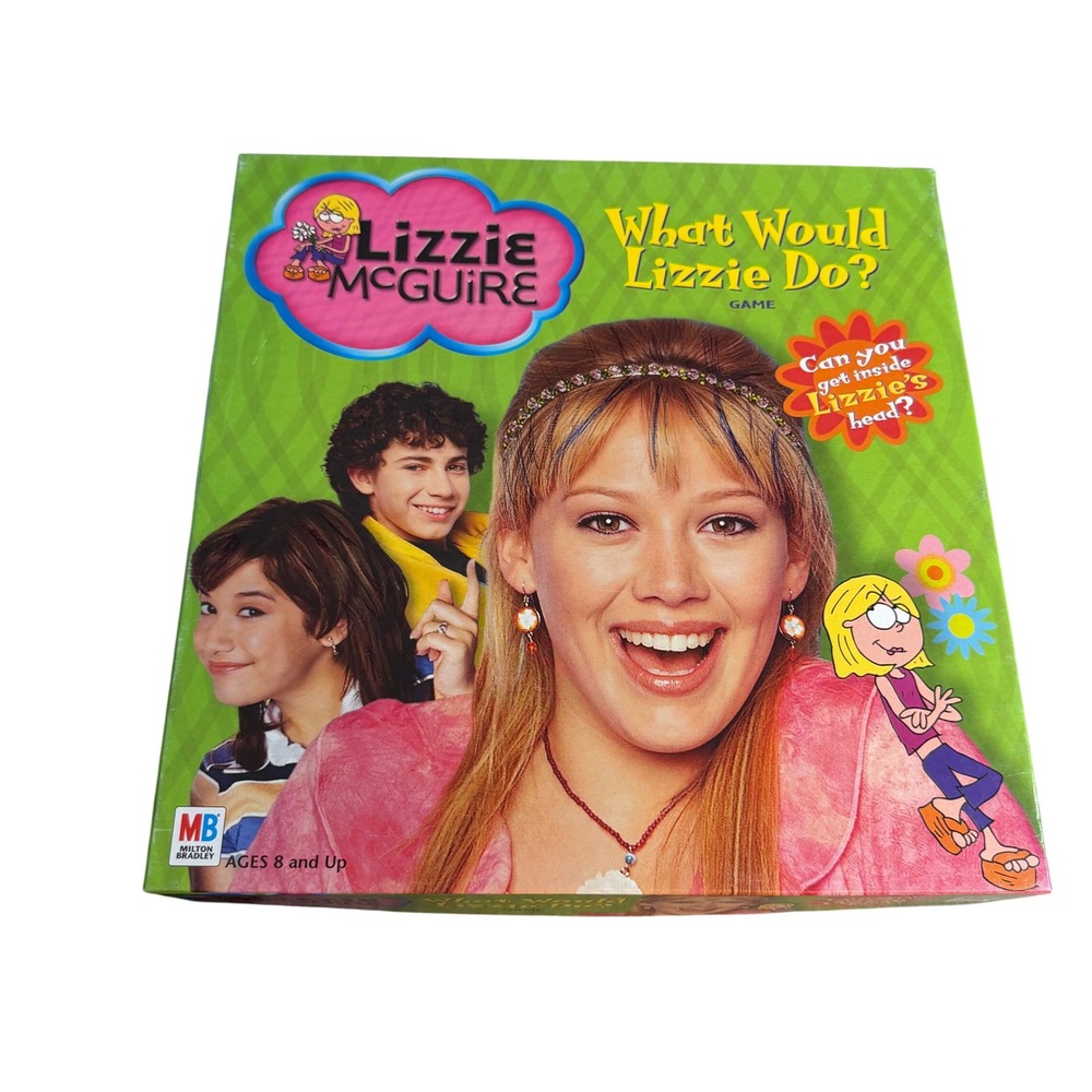 Milton Bradley Disney Lizzie McGuire What Would Lizzie Do? Board Game 2003 41009